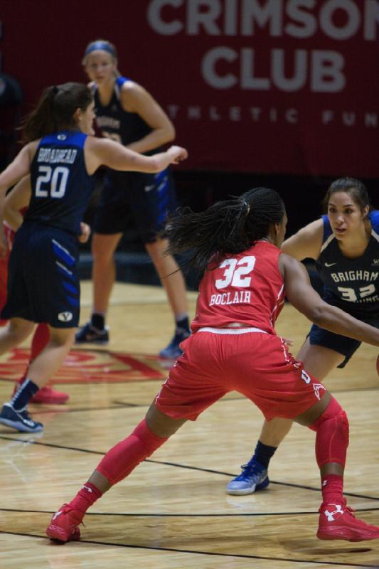 2016-12-10 17:47:24 ** Basketball, BYU, Damenbasketball, Tanaeya Boclair, Utah Utes ** 