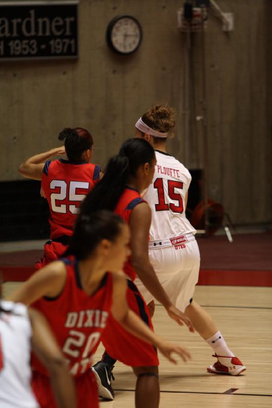2011-11-05 18:09:18 ** Basketball, Damenbasketball, Dixie State, Michelle Plouffe, Utah Utes ** 