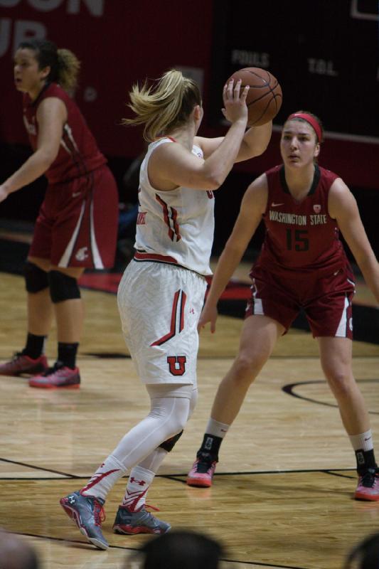 2015-02-15 12:39:30 ** Basketball, Taryn Wicijowski, Utah Utes, Washington State, Women's Basketball ** 