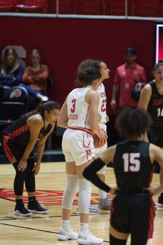 2018-11-26 19:44:44 ** Basketball, Daneesha Provo, Niyah Becker, Seattle University, Utah Utes, Women's Basketball ** 