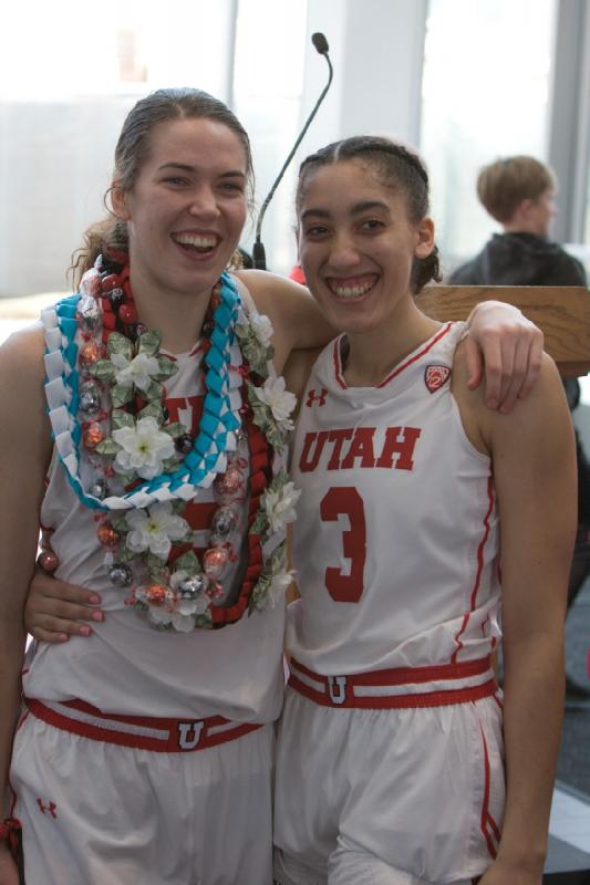 2019-02-24 14:37:12 ** Basketball, Megan Huff, Niyah Becker, Utah Utes, Washington State, Women's Basketball ** 