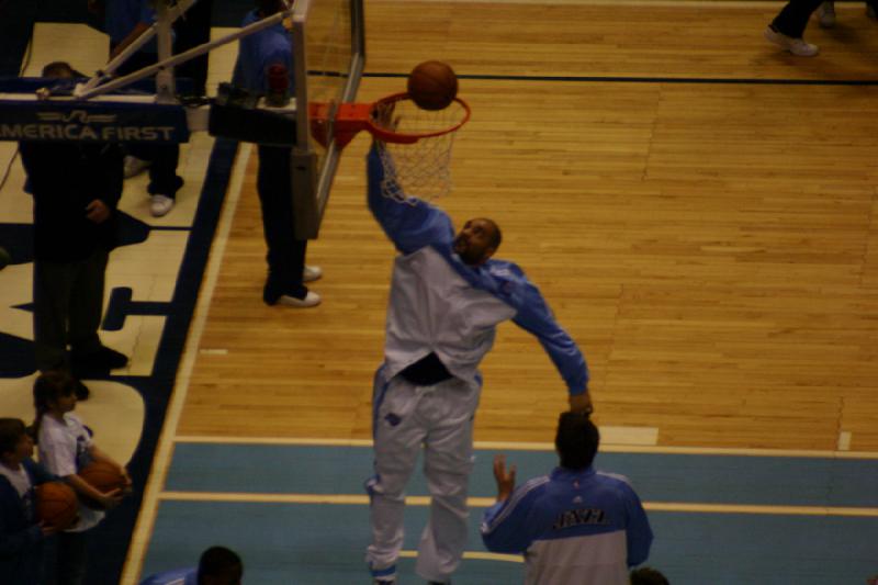 2008-03-03 18:57:42 ** Basketball, Utah Jazz ** Carlos Boozer at layup.