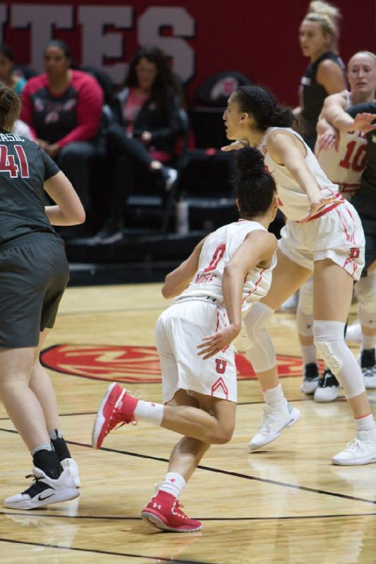 2019-02-24 13:21:54 ** Basketball, Damenbasketball, Dru Gylten, Kiana Moore, Niyah Becker, Utah Utes, Washington State ** 