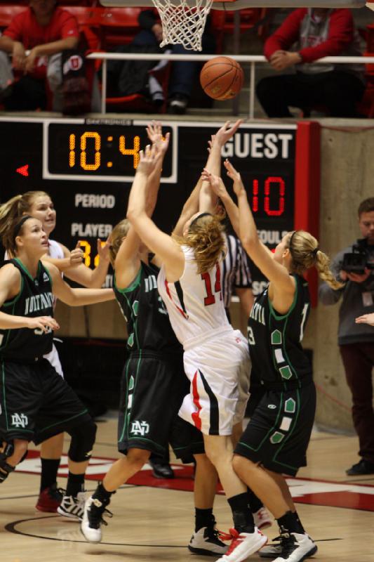 2012-12-29 15:18:03 ** Basketball, Damenbasketball, North Dakota, Paige Crozon, Taryn Wicijowski, Utah Utes ** 