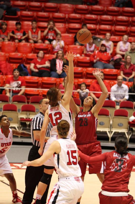 2014-02-14 19:00:28 ** Basketball, Cheyenne Wilson, Emily Potter, Michelle Plouffe, Utah Utes, Washington State, Women's Basketball ** 