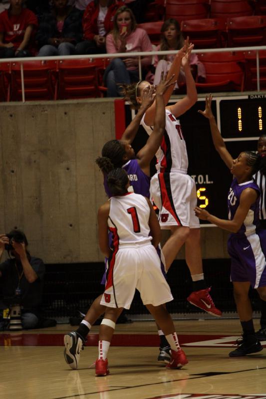 2011-01-22 18:19:04 ** Basketball, Janita Badon, Michelle Plouffe, TCU, Utah Utes, Women's Basketball ** 