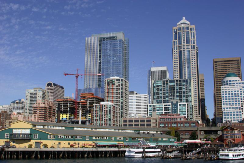 2007-09-01 14:28:18 ** Seattle ** Skyline von Seattle.