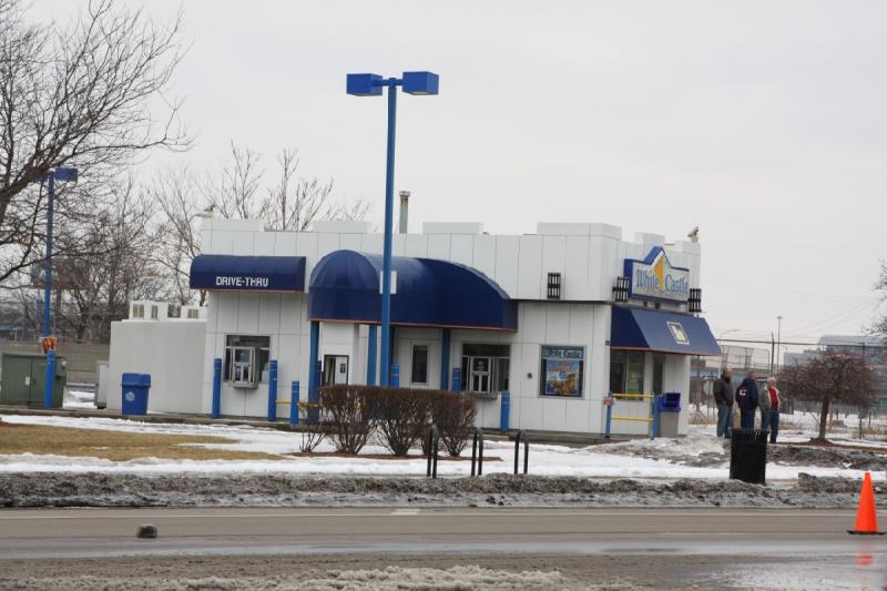 2014-03-08 13:19:07 ** Detroit, Michigan ** We might eventually go to White Castle for a burger, but it wasn't on this trip.