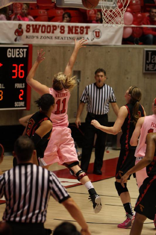 2012-01-28 16:06:55 ** Basketball, Damenbasketball, Michelle Plouffe, Taryn Wicijowski, USC, Utah Utes ** 