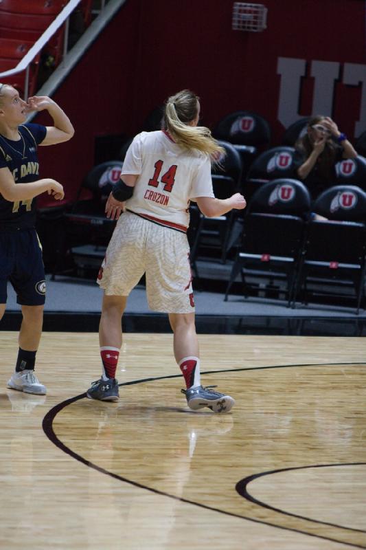 2015-12-29 20:36:23 ** Basketball, Damenbasketball, Paige Crozon, UC Davis, Utah Utes ** 