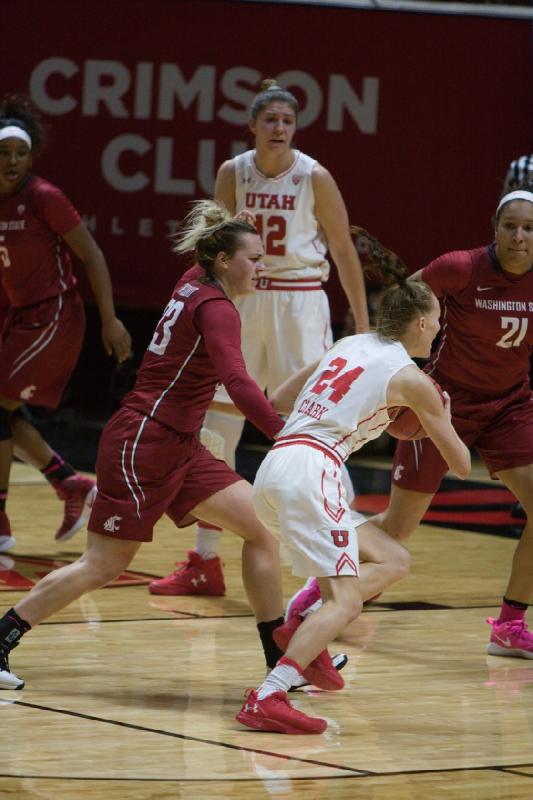 2017-02-05 12:34:14 ** Basketball, Damenbasketball, Emily Potter, Tilar Clark, Utah Utes, Washington State ** 