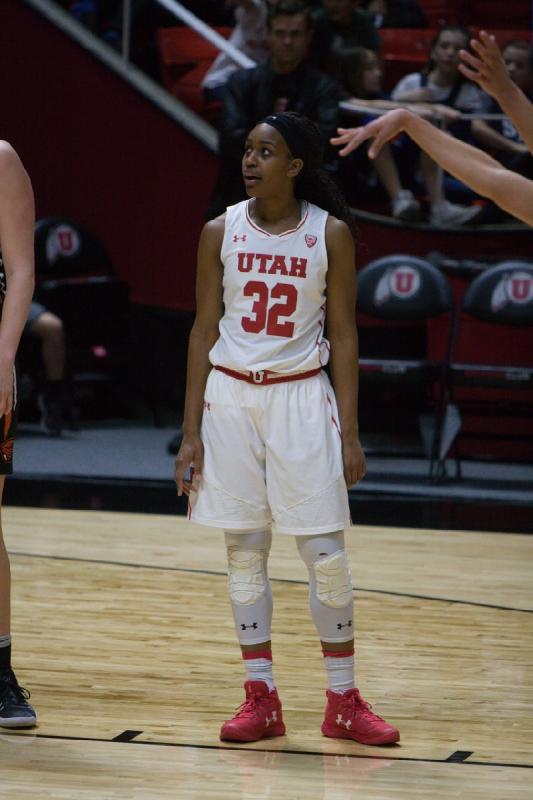 2017-02-19 14:07:49 ** Basketball, Damenbasketball, Oregon State, Tanaeya Boclair, Utah Utes ** 
