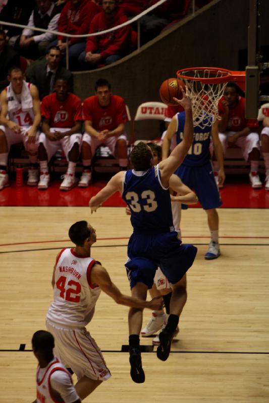 2010-01-23 16:29:45 ** Air Force, Basketball, Jason Washburn, Men's Basketball, Utah Utes ** 