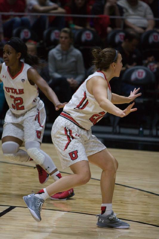 2016-02-19 18:42:37 ** Basketball, Cal, Damenbasketball, Katie Kuklok, Tanaeya Boclair, Utah Utes ** 