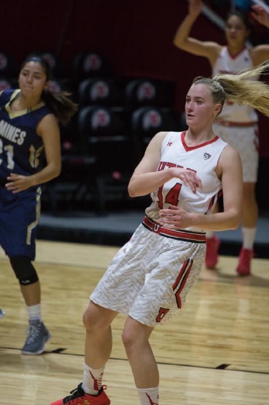 2016-11-03 12:22:02 ** Basketball, Damenbasketball, Malia Nawahine, Paige Crozon, South Dakota School of Mines & Technology, Utah Utes ** 