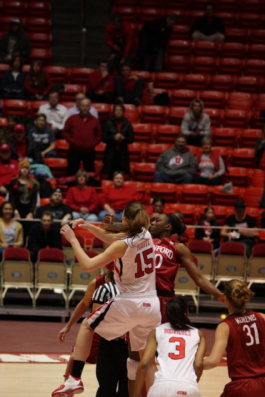 2012-01-12 18:59:44 ** Basketball, Damenbasketball, Iwalani Rodrigues, Michelle Plouffe, Stanford, Utah Utes ** 
