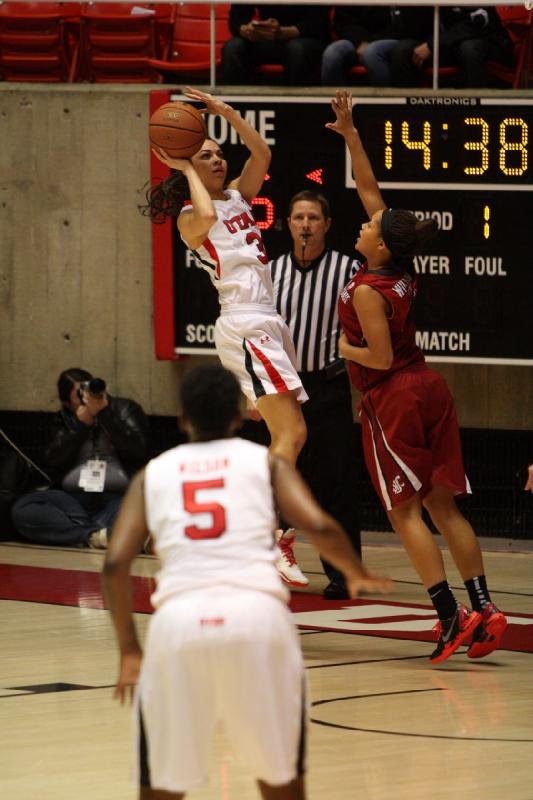 2014-02-14 19:08:44 ** Basketball, Cheyenne Wilson, Malia Nawahine, Utah Utes, Washington State, Women's Basketball ** 