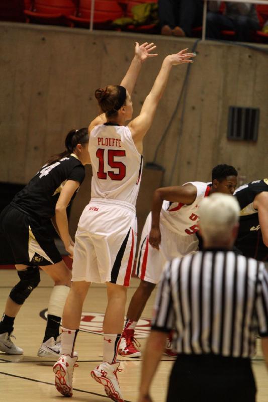 2014-01-29 19:42:47 ** Basketball, Cheyenne Wilson, Colorado, Damenbasketball, Michelle Plouffe, Utah Utes ** 