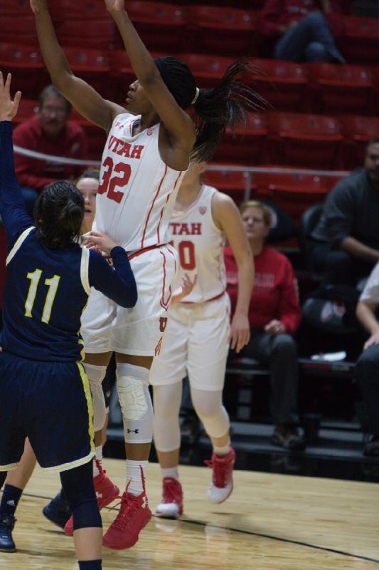 2016-12-21 15:11:07 ** Basketball, Megan Jacobs, Northern Arizona, Tanaeya Boclair, Utah Utes, Women's Basketball ** 