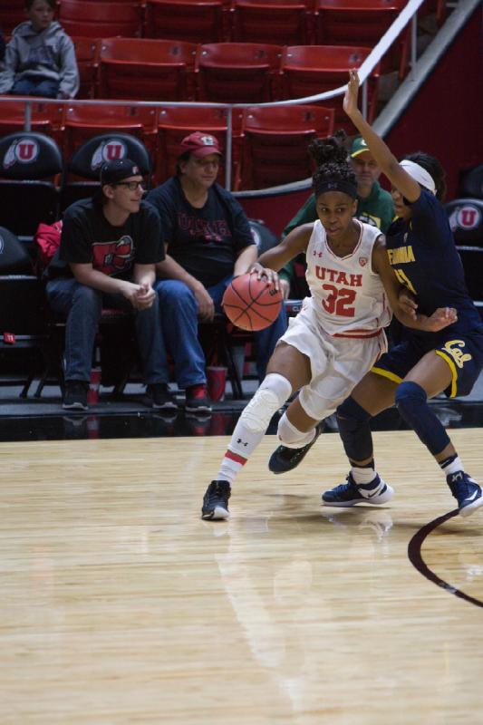 2017-01-15 12:42:08 ** Basketball, Cal, Damenbasketball, Tanaeya Boclair, Utah Utes ** 