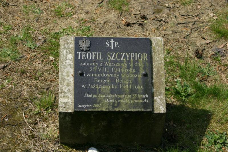2008-05-13 12:01:36 ** Bergen-Belsen, Concentration Camp, Germany ** Teofil Szczypior from Warsaw died in 1944 in Bergen-Belsen.