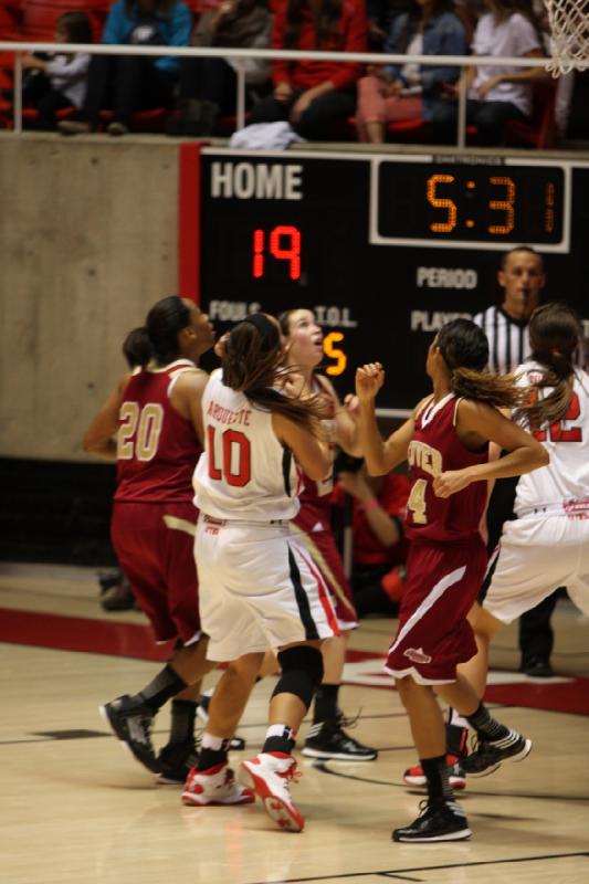 2013-11-08 21:00:04 ** Basketball, Emily Potter, Nakia Arquette, University of Denver, Utah Utes, Women's Basketball ** 