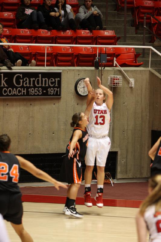 2011-12-06 20:27:42 ** Allison Gida, Basketball, Idaho State, Rachel Messer, Utah Utes, Women's Basketball ** 