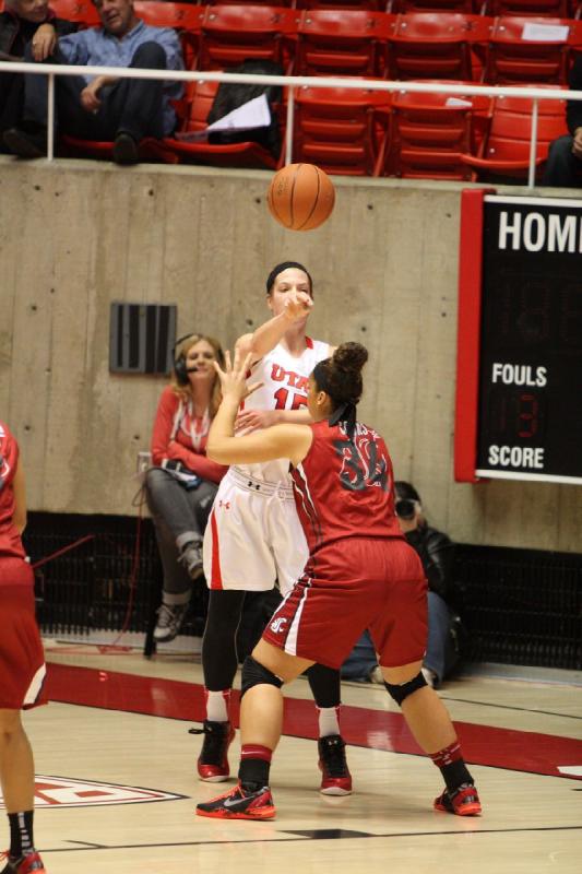 2014-02-14 19:13:00 ** Basketball, Michelle Plouffe, Utah Utes, Washington State, Women's Basketball ** 