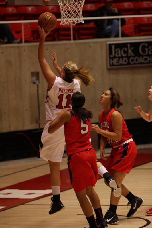 2011-11-05 18:27:58 ** Basketball, Dixie State, Taryn Wicijowski, Utah Utes, Women's Basketball ** 