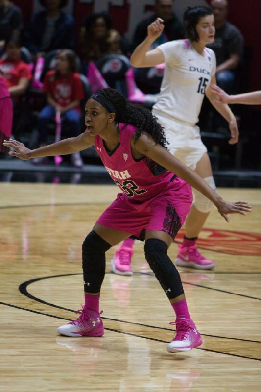 2017-02-17 19:05:13 ** Basketball, Damenbasketball, Oregon, Tanaeya Boclair, Utah Utes ** 