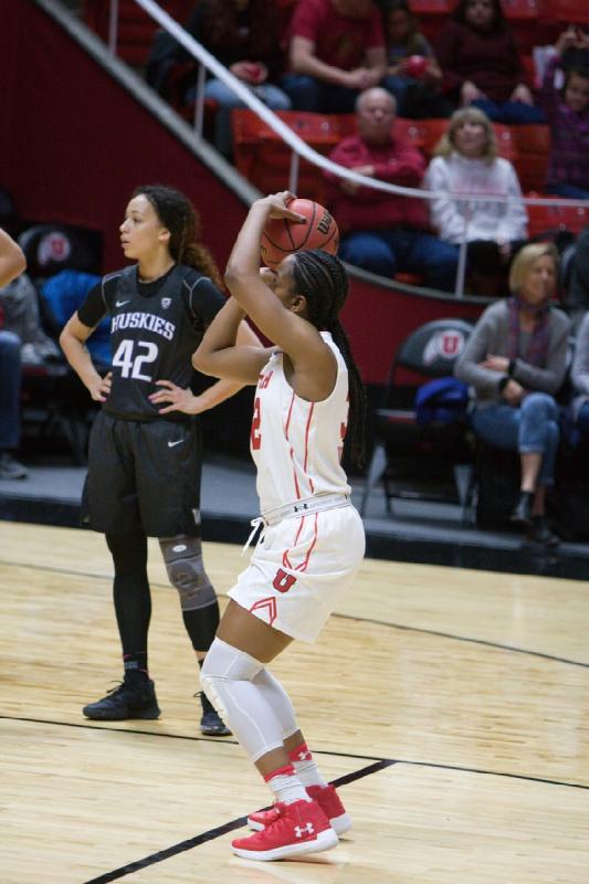 2018-02-18 15:15:41 ** Basketball, Tanaeya Boclair, Utah Utes, Washington, Women's Basketball ** 