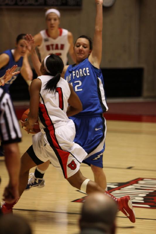 2011-01-05 20:06:39 ** Air Force, Basketball, Janita Badon, Michelle Plouffe, Utah Utes, Women's Basketball ** 