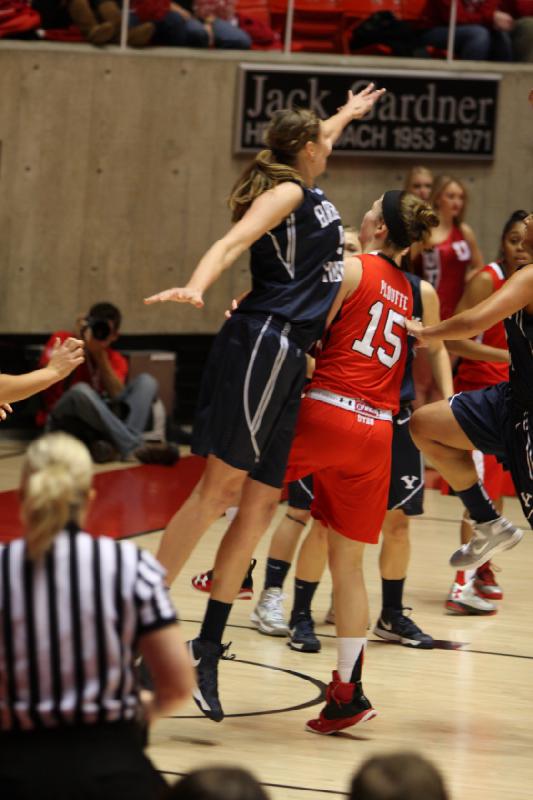 2012-12-08 16:04:02 ** Basketball, BYU, Michelle Plouffe, Utah Utes, Women's Basketball ** 