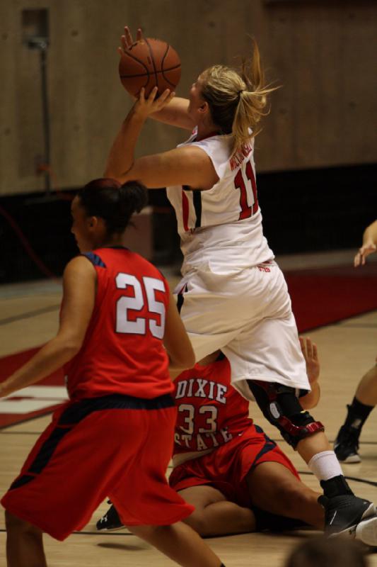 2011-11-05 18:03:13 ** Basketball, Dixie State, Taryn Wicijowski, Utah Utes, Women's Basketball ** 