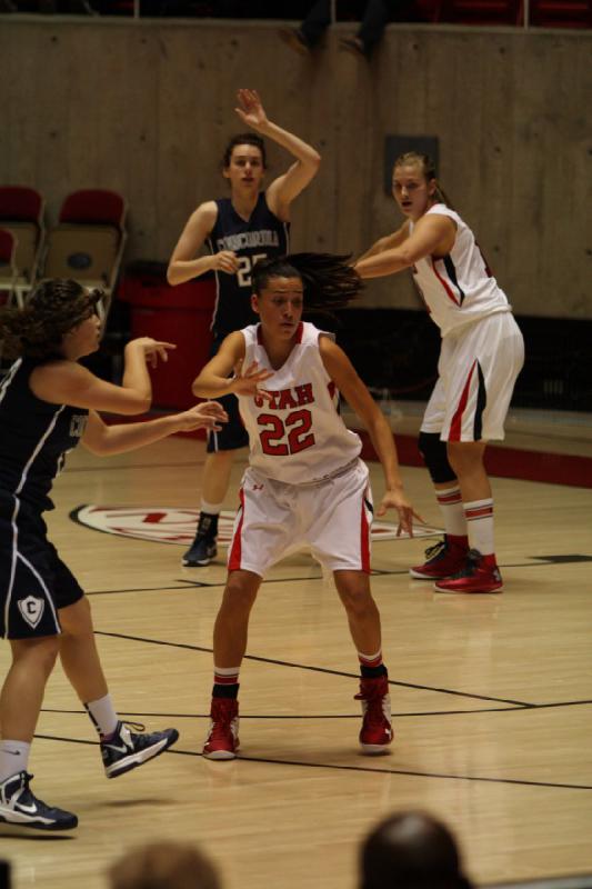 2012-11-01 20:00:32 ** Basketball, Concordia, Damenbasketball, Danielle Rodriguez, Taryn Wicijowski, Utah Utes ** 