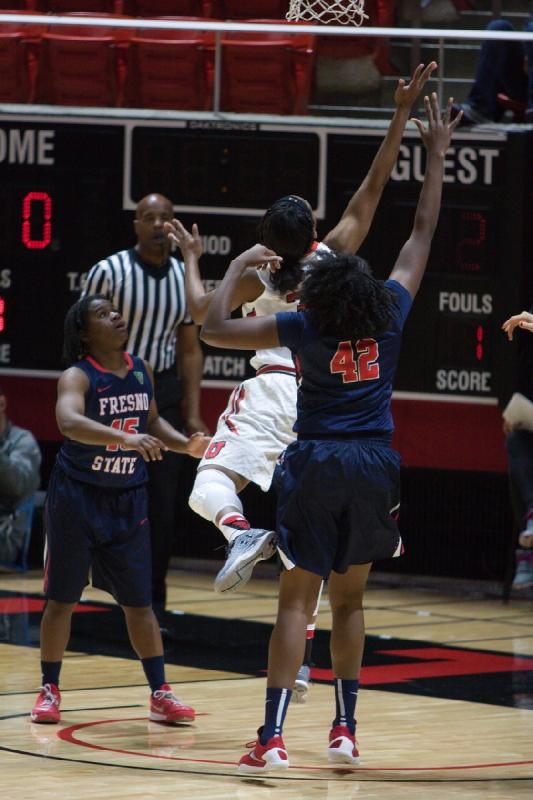 2015-12-19 14:05:10 ** Basketball, Damenbasketball, Fresno State, Tanaeya Boclair, Utah Utes ** 