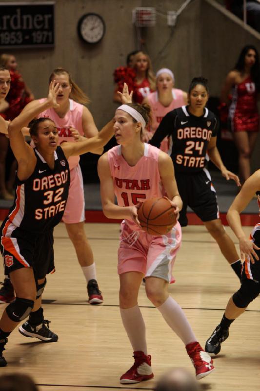 2013-02-10 14:02:02 ** Basketball, Damenbasketball, Michelle Plouffe, Oregon State, Paige Crozon, Taryn Wicijowski, Utah Utes ** 