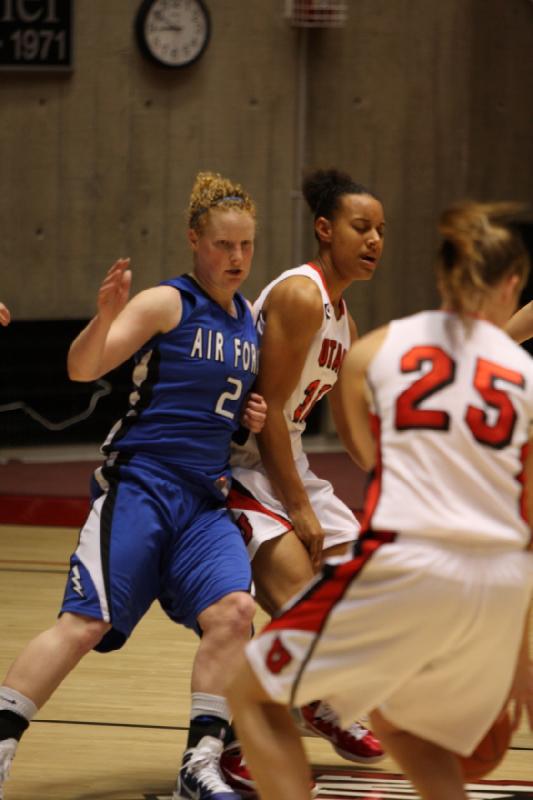 2011-01-05 20:50:04 ** Air Force, Allison Gida, Basketball, Ciera Dunbar, Utah Utes, Women's Basketball ** 