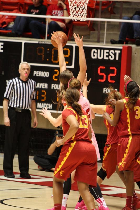 2014-02-27 20:24:03 ** Basketball, Emily Potter, Michelle Plouffe, USC, Utah Utes, Women's Basketball ** 