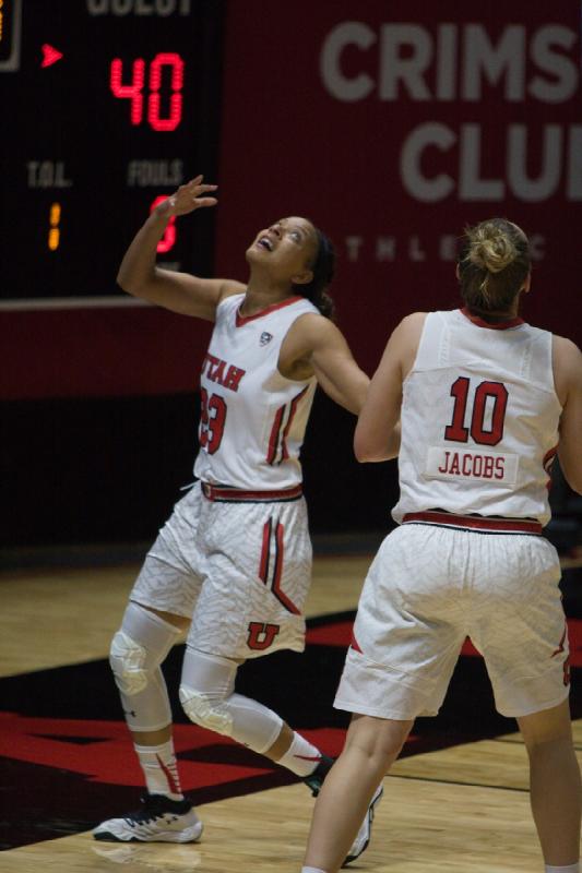 2016-11-03 12:26:20 ** Basketball, Daneesha Provo, Megan Jacobs, South Dakota School of Mines & Technology, Utah Utes, Women's Basketball ** 