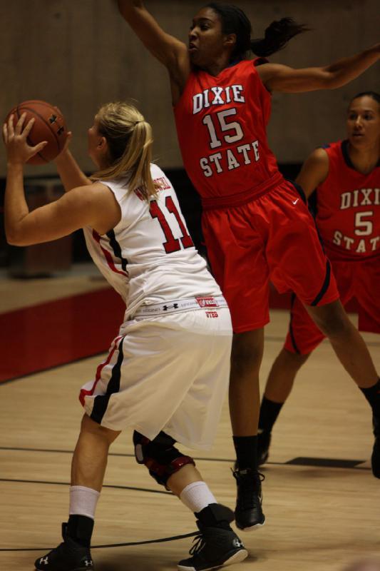 2011-11-05 18:15:17 ** Basketball, Dixie State, Taryn Wicijowski, Utah Utes, Women's Basketball ** 