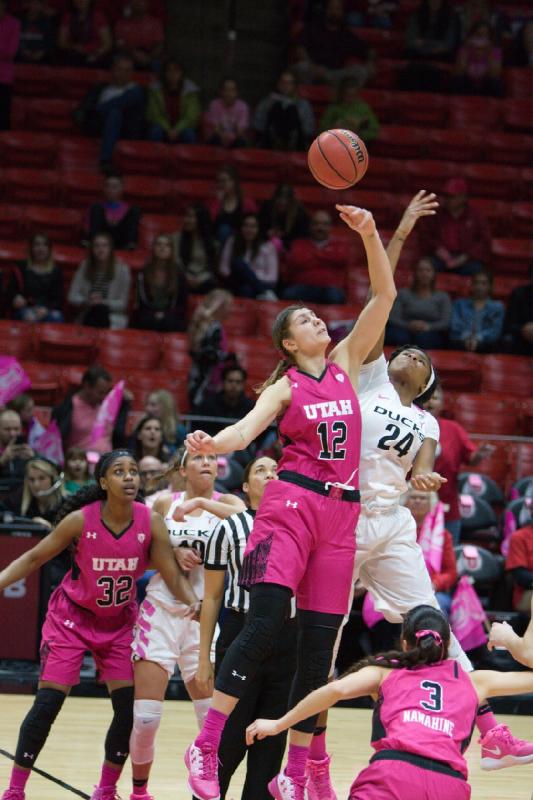 2017-02-17 18:04:20 ** Basketball, Damenbasketball, Emily Potter, Malia Nawahine, Oregon, Tanaeya Boclair, Utah Utes ** 