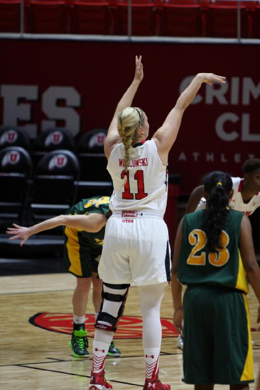 2014-11-05 19:11:55 ** Alaska Anchorage, Basketball, Cheyenne Wilson, Taryn Wicijowski, Utah Utes, Women's Basketball ** 