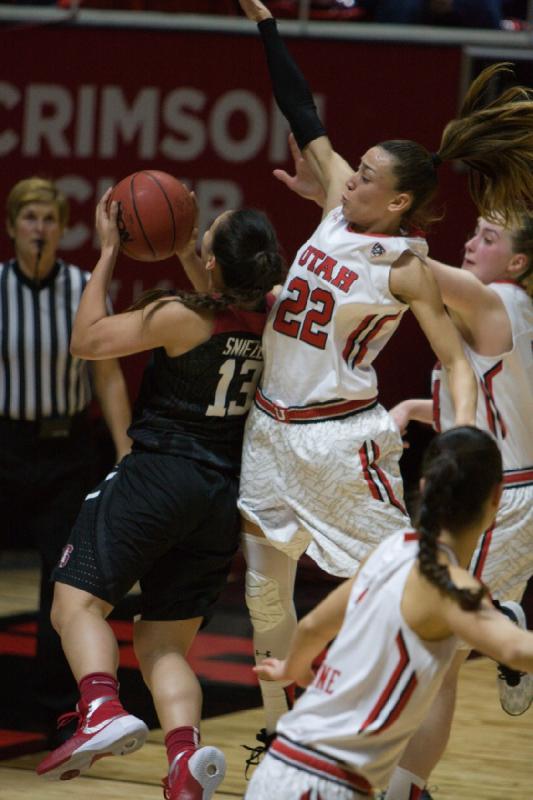 2016-02-21 14:39:08 ** Basketball, Danielle Rodriguez, Malia Nawahine, Paige Crozon, Stanford, Utah Utes, Women's Basketball ** 