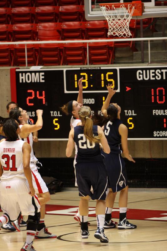 2012-11-01 19:11:16 ** Basketball, Chelsea Bridgewater, Ciera Dunbar, Concordia, Michelle Plouffe, Utah Utes, Women's Basketball ** 