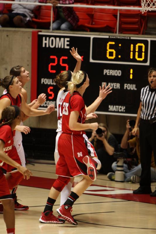 2013-11-15 18:01:08 ** Basketball, Emily Potter, Michelle Plouffe, Nebraska, Utah Utes, Women's Basketball ** 