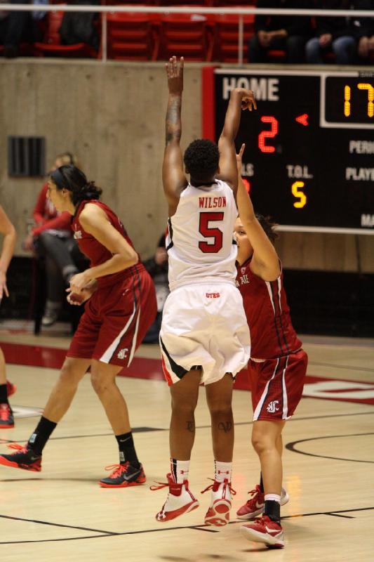 2014-02-14 19:02:35 ** Basketball, Cheyenne Wilson, Utah Utes, Washington State, Women's Basketball ** 