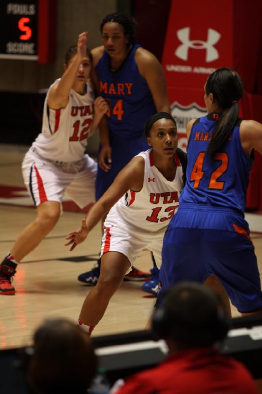2013-11-01 18:37:06 ** Basketball, Damenbasketball, Devri Owens, Emily Potter, University of Mary, Utah Utes ** 