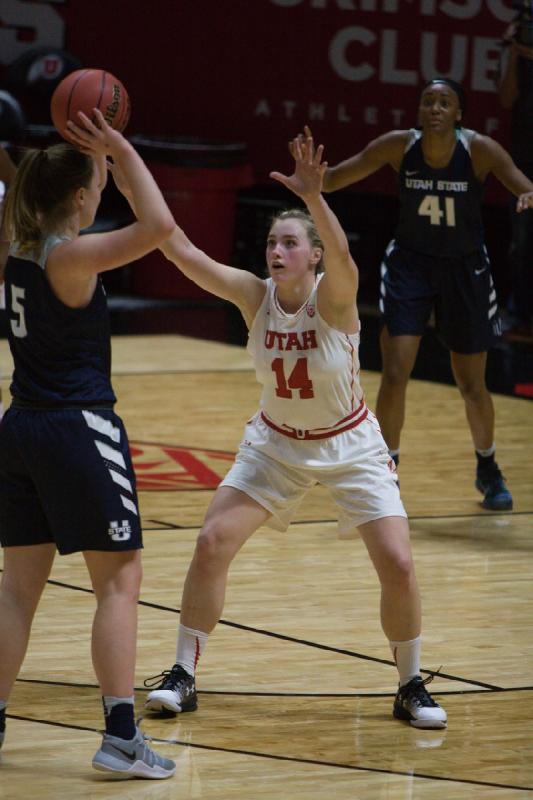 2016-12-03 15:38:43 ** Basketball, Damenbasketball, Paige Crozon, Utah State, Utah Utes ** 