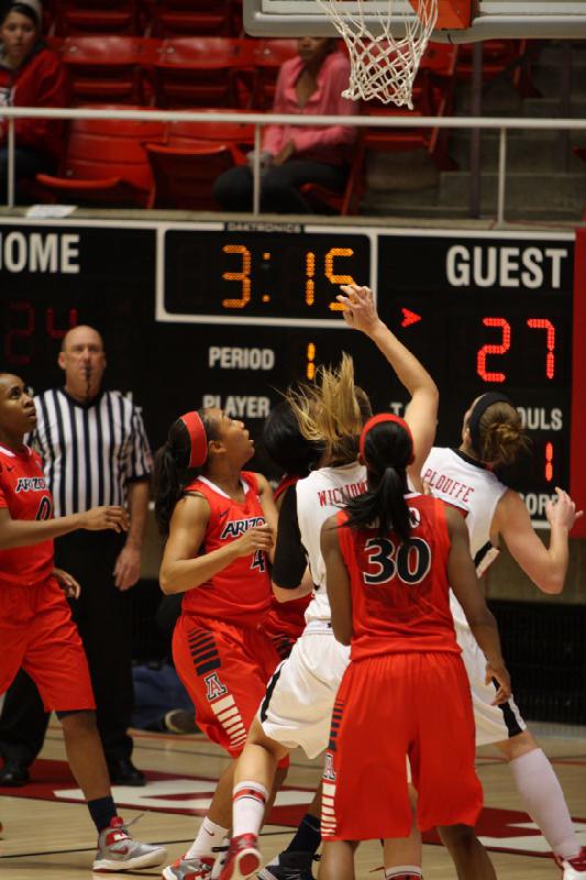 2013-01-18 19:32:20 ** Arizona, Basketball, Michelle Plouffe, Taryn Wicijowski, Utah Utes, Women's Basketball ** 